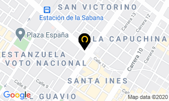 Mapa de Milta Isabel Hernandez Abogada en Bogotá D.C