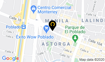 Mapa de Mimbre La 10 en Medellín