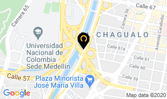 Mapa de Mimbres Itagûì en Medellín