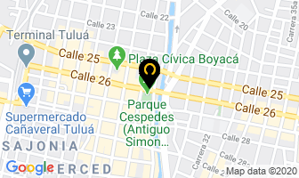 Mapa de Mimositos en Tulua
