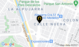 Mapa de Mina El Tesoro De Miniagro S.a en Medellín