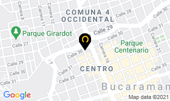 Mapa de Mincomex en Bucaramanga