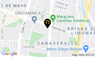 Mapa de Minimarket De Todito en Cali