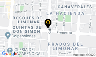 Mapa de Minimarket La 70 en Cali