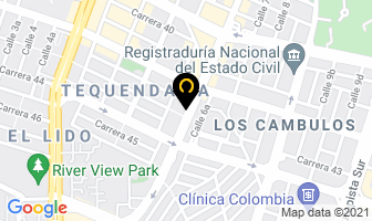 Mapa de Minimarketing Surtiroosvelt en Cali