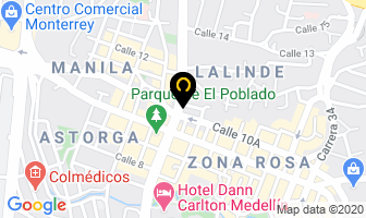 Mapa de Minimercado El Hogar en Medellín