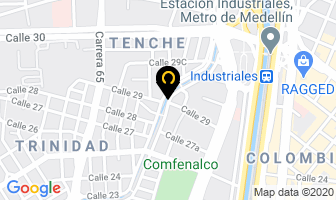 Mapa de Minuto De Dios Confecciones en Medellín