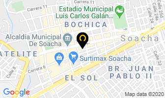 Mapa de Mira Salud Visual en Soacha
