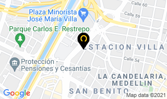 Mapa de Mis Buñuelos Días en Medellín