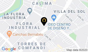 Mapa de Misión Carismática Internacional en Cali