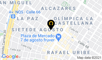 Mapa de Mitsubishi en Bogotá D.C