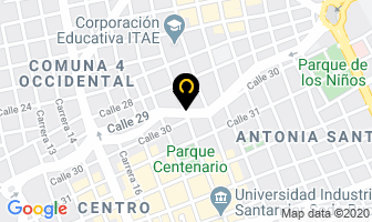 Mapa de Mk Comunicaciones en Bucaramanga