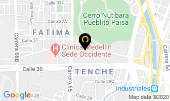 Mapa de Mobiliario Arquitectónico en Medellín