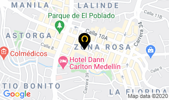 Mapa de Mobla Muebles & Diseños en Medellín