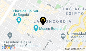 Mapa de Mochilas Wayuu en Bogotá D.C