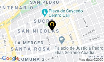 Mapa de Moda Actual Ltda./azucar en Cali