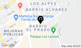 Mapa de Moda Barnell en Bucaramanga