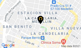 Mapa de Moda Coser en Medellín