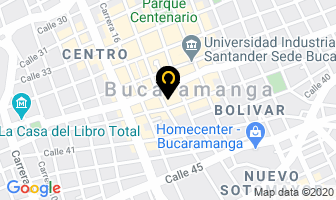 Mapa de Moda Novias en Bucaramanga