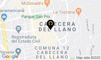 Mapa de Moda Quiw en Bucaramanga