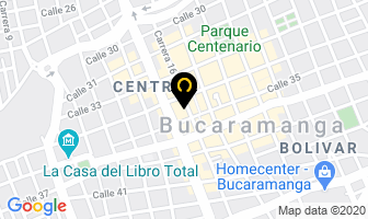 Mapa de Modas Mary en Bucaramanga