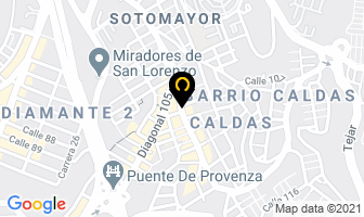 Mapa de Modelfibras en Bucaramanga
