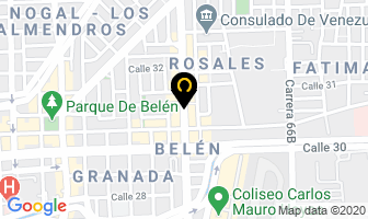Mapa de Modistería Basena en Medellín