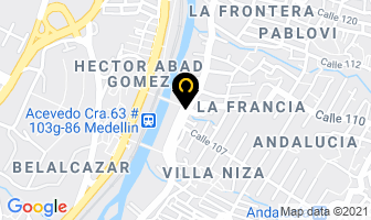 Mapa de Módulo 217 Metro en Medellín