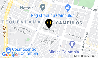 Mapa de Moira en Cali