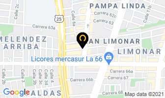 Mapa de Moisés Zárate / Bufete Colombo Español en Cali