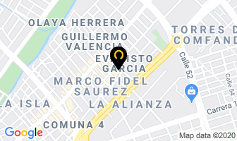 Mapa de Mol Mudanzas Operador Logistico en Cali
