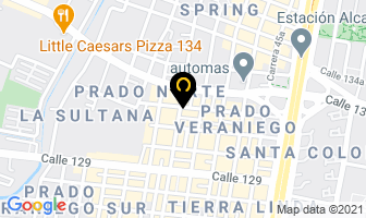 Mapa de Molducort-enmarcaciones en Bogotá D.C
