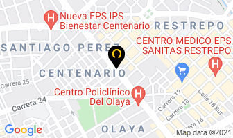 Mapa de Molduras Y Maderas Terminadas en Bogotá D.C