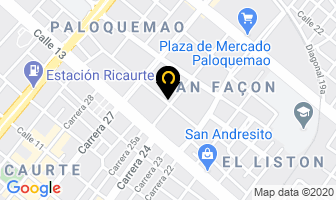 Mapa de Molher Ltda. en Bogotá D.C
