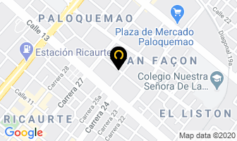 Mapa de Molher Ltda en Bogotá D.C
