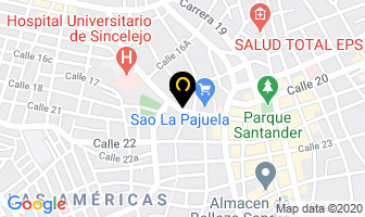 Mapa de Molina Vitola Ramiro Ernesto en Sincelejo