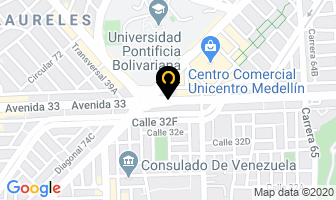 Mapa de Mon Express en Medellín