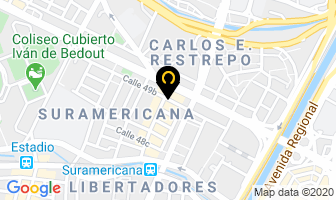 Mapa de Monarca Restaurante - Bar en Medellín