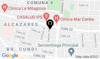 Mapa de Monkids en Santa Marta