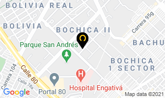 Mapa de Monroy Pinzón Francisco Javier en Bogotá D.C