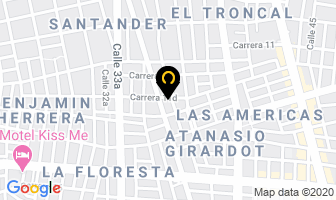 Mapa de Monsang Arquitectos Constructores en Cali