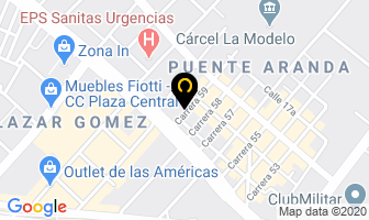 Mapa de Montacargas As en Bogotá D.C