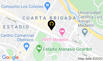 Mapa de Montajes Y Datos S.a.s en Medellín