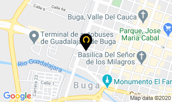 Mapa de Montana Discoteca en Guadalajara de Buga