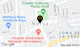 Mapa de Montejo Tarazona Javier en Neiva