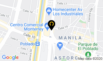 Mapa de Montejugos en Medellín