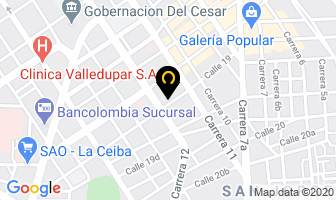 Mapa de Monterroza Estivenson en Valledupar