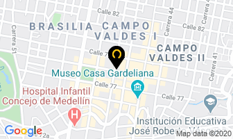 Mapa de Montoya Quintero Francisco Javier en Medellín