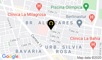 Mapa de Morales Barros Luis en Santa Marta