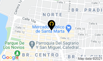 Mapa de Morelli Martínez Luis Alberto en Santa Marta